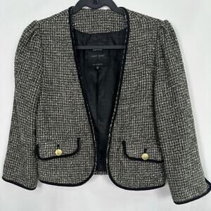 Sanctuary Los Angeles Black & White Tweed Cardigan Blazer Women’s XS